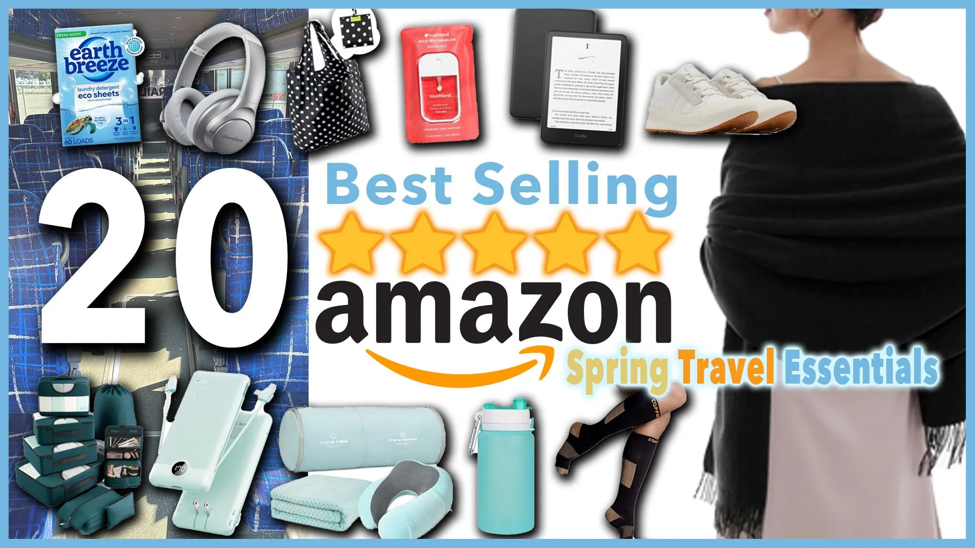 20 Best Selling Amazon Spring Travel Essentials: What To Pack On Your Charter Bus Trip