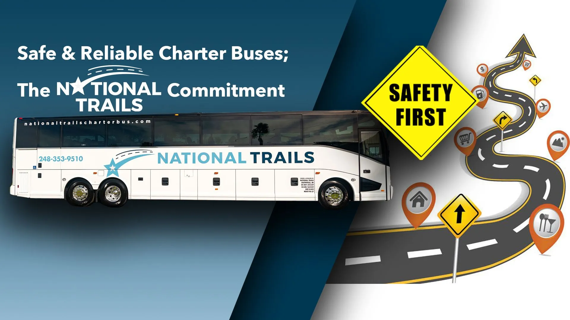 Safety First: Safe and Reliable Charter Buses; the National Trails Commitment