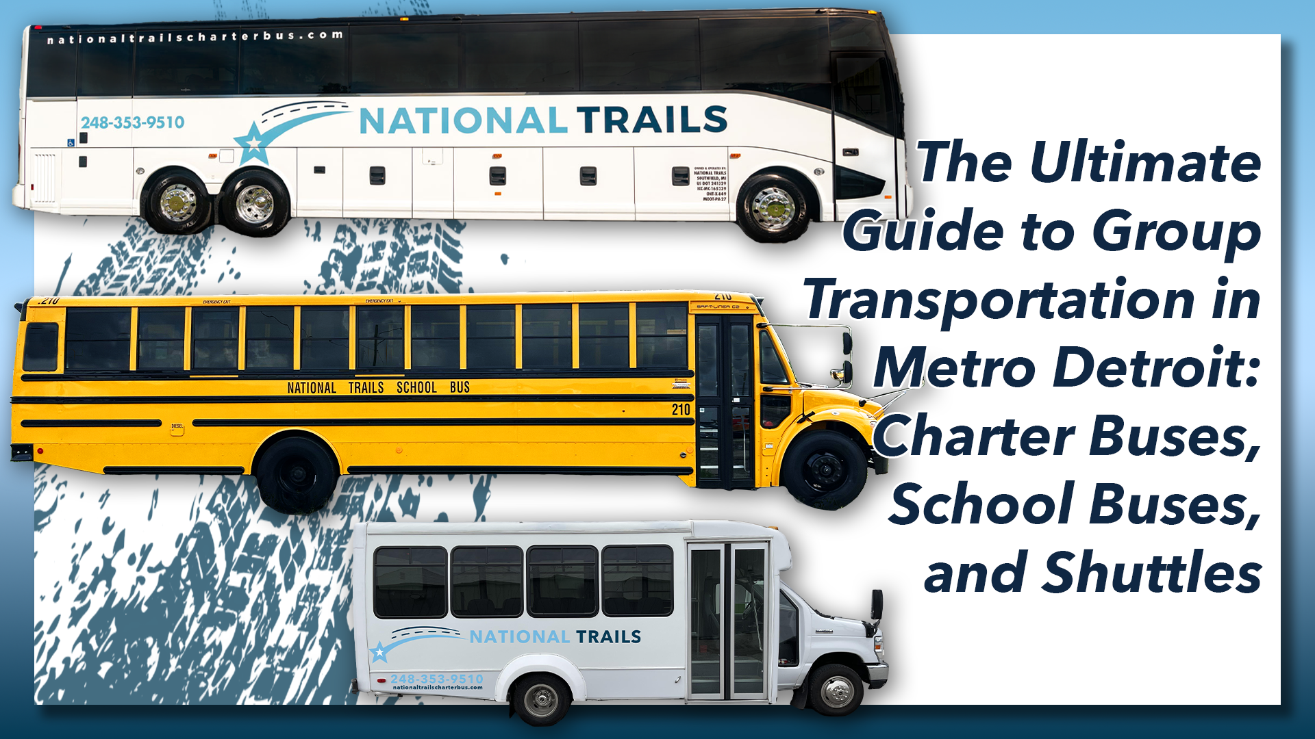 Group Transportation in Metro Detroit: Charter Bus Rentals, School Buses and Shuttles